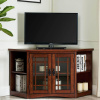 Oak Corner Craftsman Mission TV Console Stand